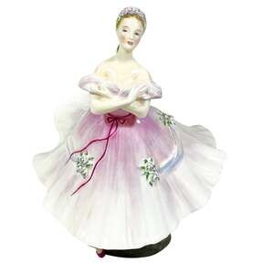 Vintage Royal Doulton The Ballerina HN 2116 Figurine 7" Pink Ballet Dancer